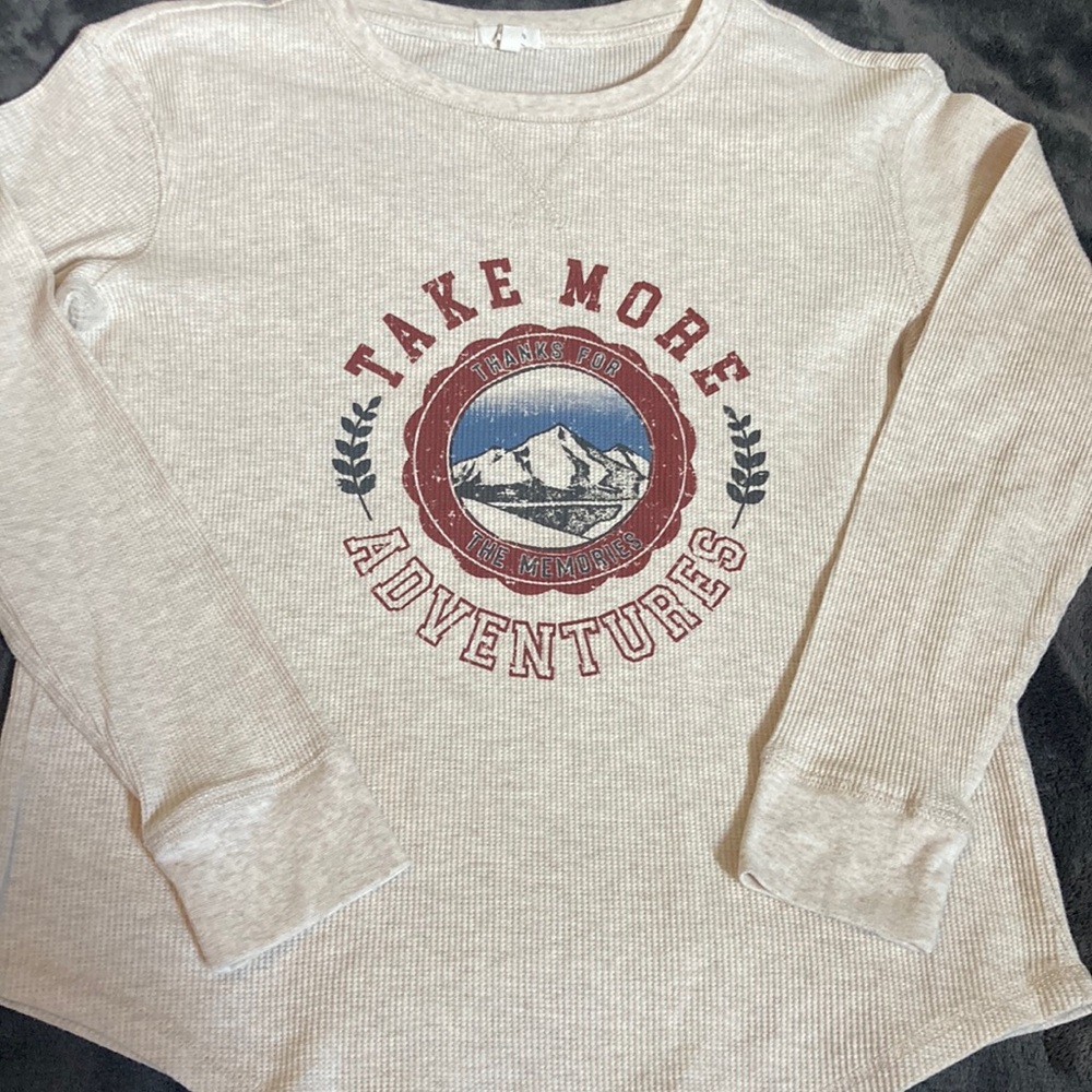 Maurices waffle knit hiking shirt XS